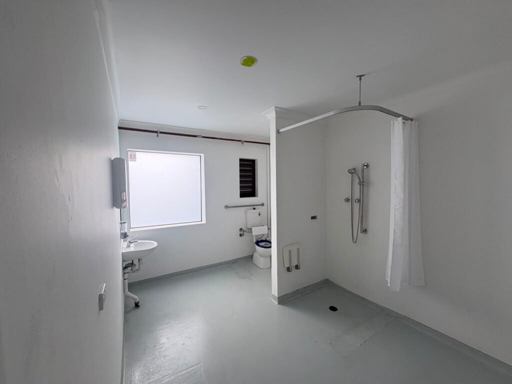 Accessible bathroom conversion, Mascot